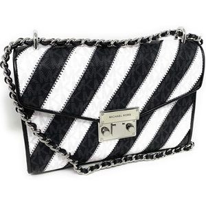 Michael Kors ROSE MEDIUM LEATHER SHOULDER CROSSBODY BAG